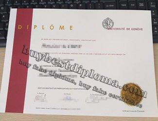 University of Geneva diploma, University of Geneva degree,