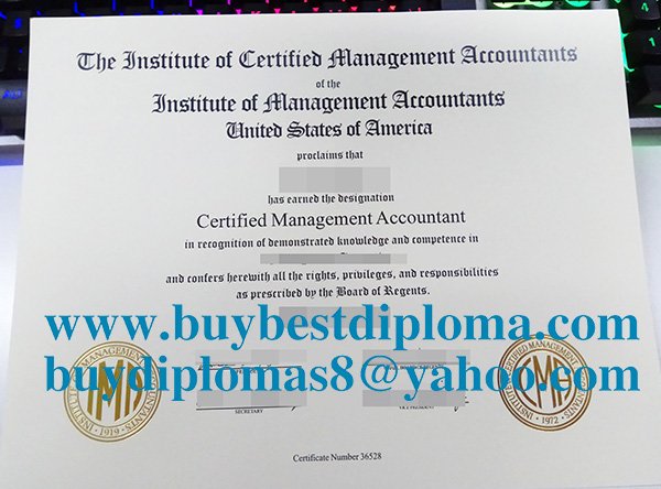 ICMA certificate, CMA certificate