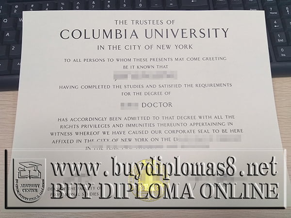 Columbia University degree, Columbia University diploma