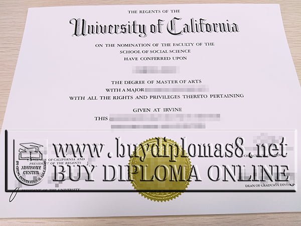 UCI diploma, UC Irvine degree