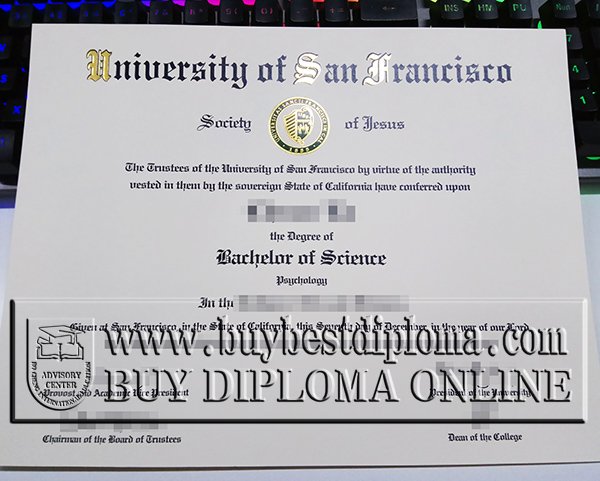 University of San Francisco diploma, USF diploma, USF degree