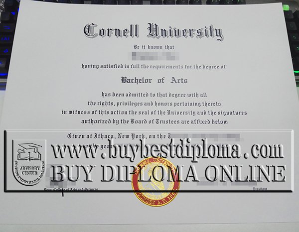 Cornell University diploma, Cornell University degree