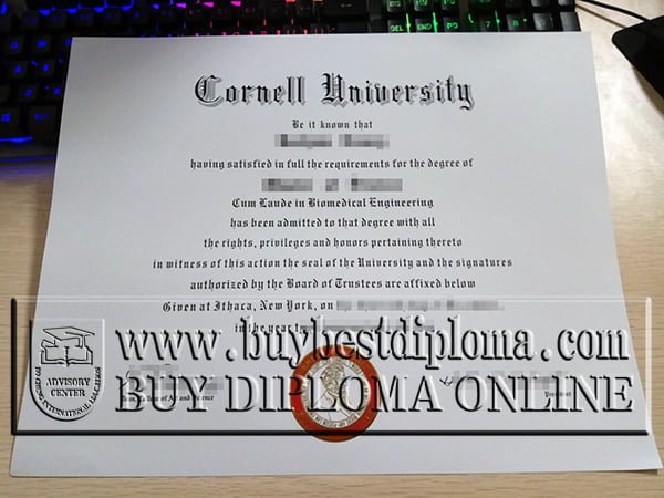 Cornell University diploma, Cornell University degree