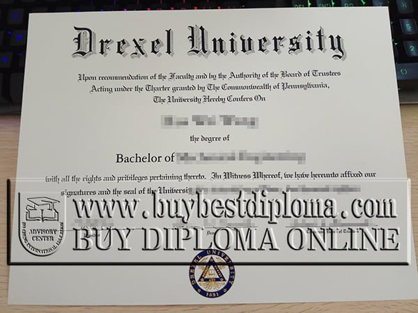 Drexel University degree, Drexel University diploma