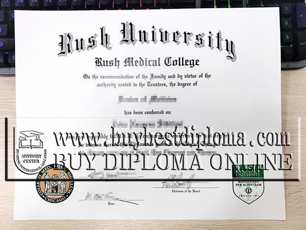 Rush University diploma, Rush University degree, Rush University transcript, buy fake diploma
