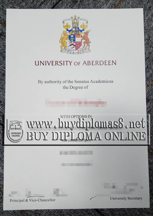 University of Aberdeen diploma, University of Aberdeen degree