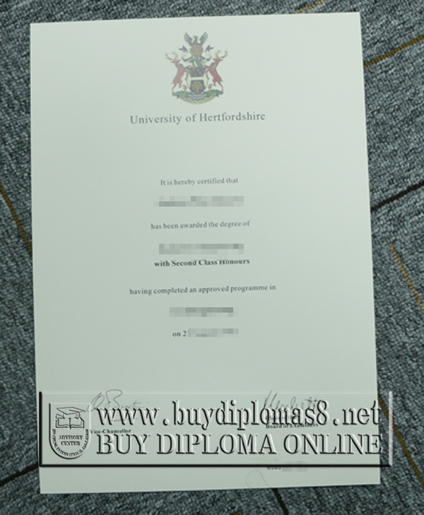 University of Hertfordshire diploma, University of Hertfordshire degree