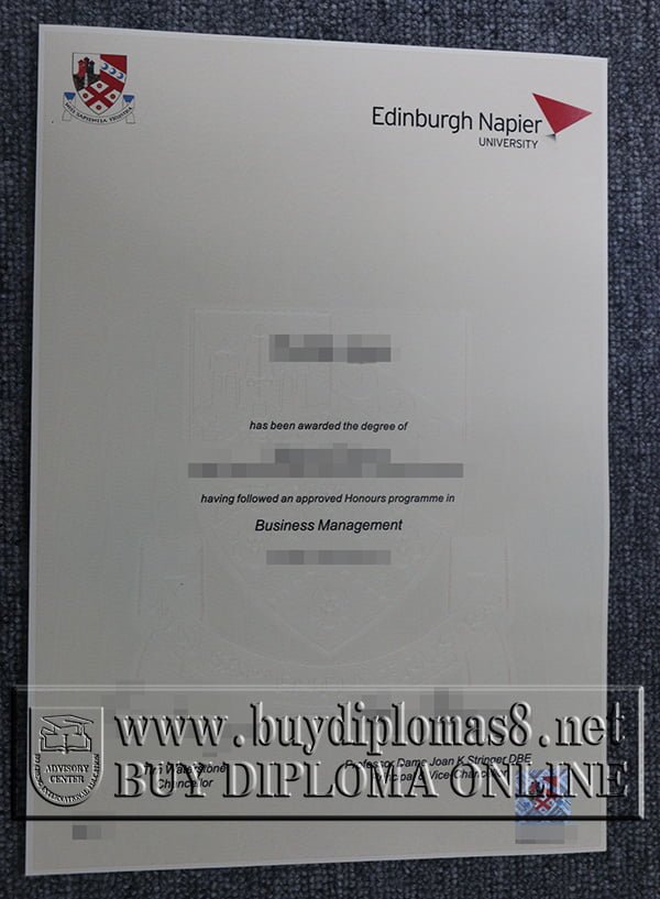Buy Edinburgh Napier University degree, buy Edinburgh Napier University