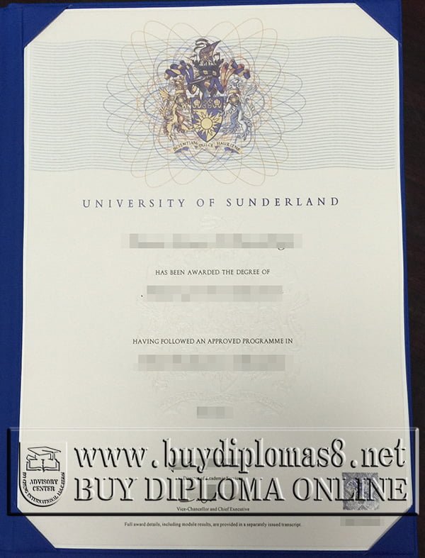 University of Sunderland degrees, University of Sunderland diplomas