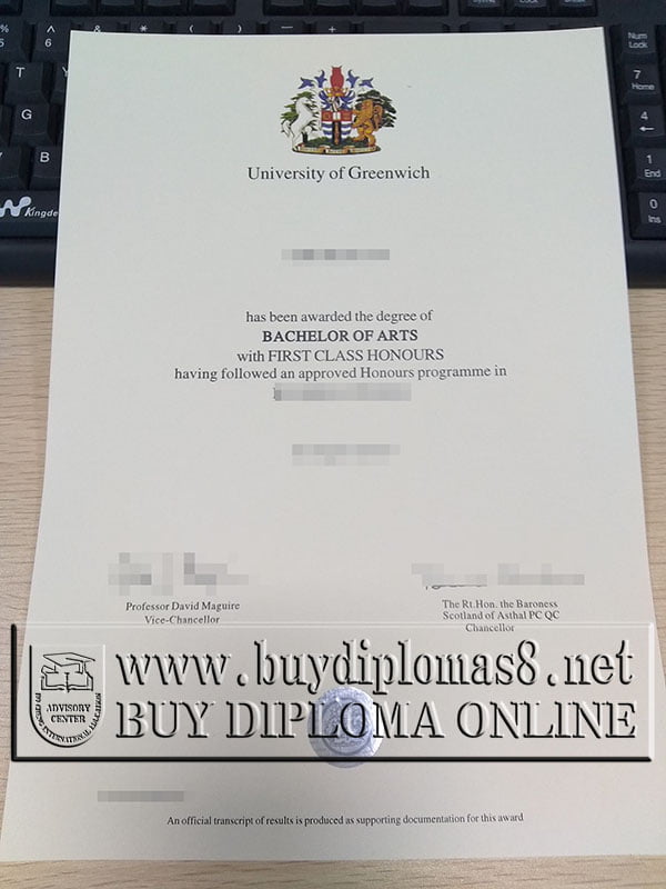 University of Greenwich degree, University of Greenwich diploma