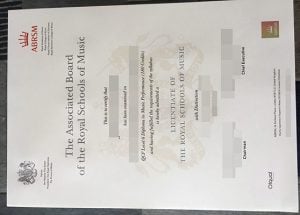 ABRSM diploma, LRSM certificate, fake ABRSM certificate