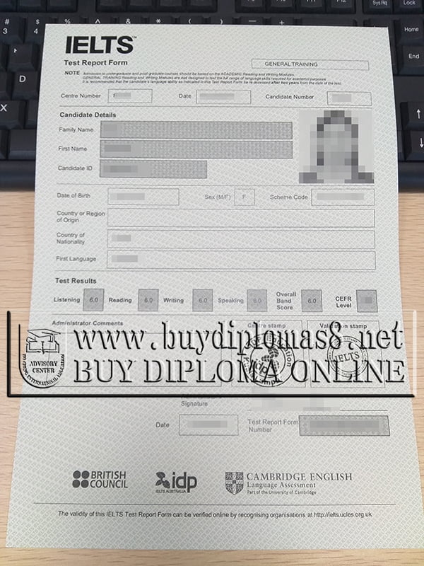 IELTS certificate, IELTS transcript