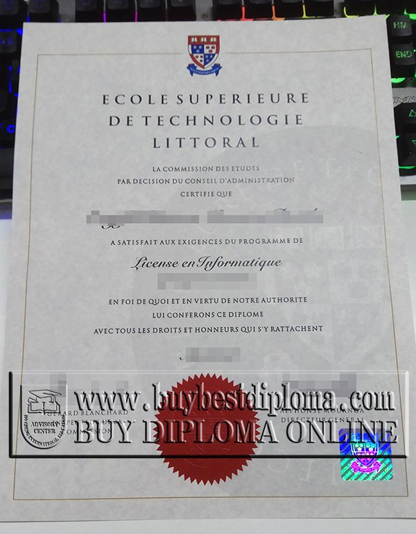 Ecole Superieure De technologie du Littoral diploma, Ecole Superieure De technologie du Littoral degree