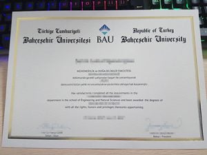 Bahcesehir University diploma, Bahcesehir University degree,