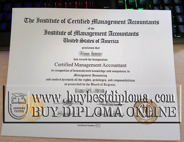 CMA certificate, IMA CMA certificate