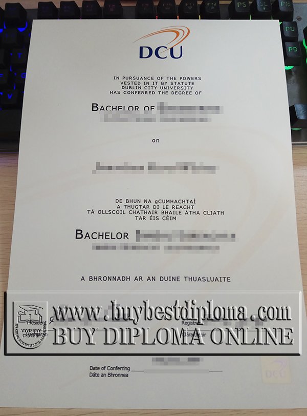 Dublin City University diploma, Dublin City University degree, DCU degree