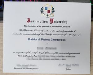 Assumption University degree, Assumption University diploma,