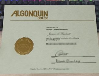 Algonquin College diploma, Algonquin College degree, Ontario College Diploma,