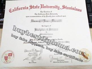 CSU Stanislaus diploma, CSU Stanislaus degree,