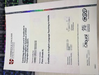 fake CELTA certificate, fake Cambridge TESOL certificate,