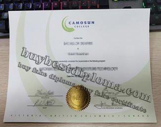 Camosun College diploma, Camosun College degree,