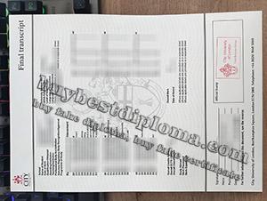 City University of London transcript, fake CUL transcript, fake City University of London certificate, 伦敦城市大学成绩单,