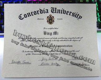 Concordia University diploma, Concordia University degree,