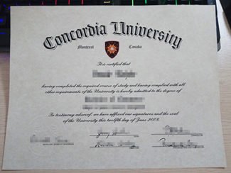 Concordia University diploma, Concordia University degree,