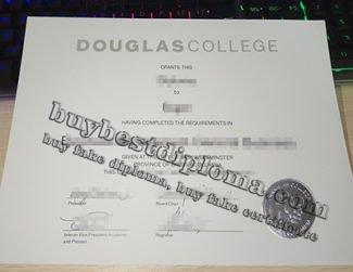 Douglas College diploma, Douglas College degree,