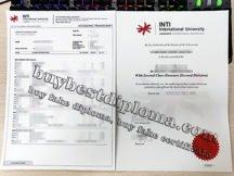 fake INTI degree, fake INTI transcript,