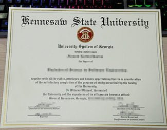 Kennesaw State University diploma, KSU degree