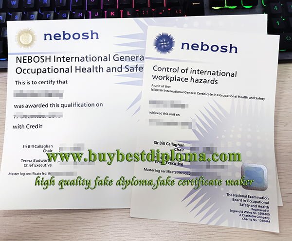fake NEBOSH IGC certificate, buy NEBOSH certificate, fake IGC certificate,