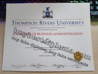 Thompson Rivers University Diploma, Thompson Rivers University Degree, fake TRU diploma,