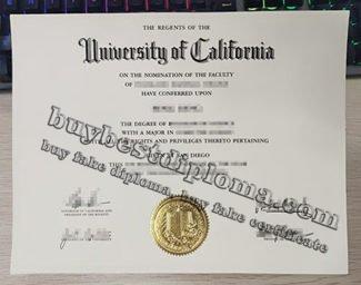 UC San Diego diploma, UC San Diego degree,