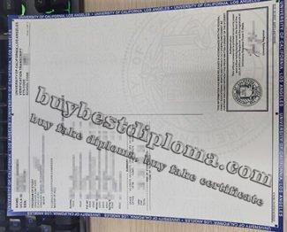 UCLA transcript, UCLA diploma, University of California transcript,