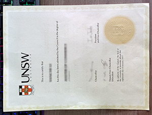 University of New South Wales degree, UNSW degree, UNSW diploma,