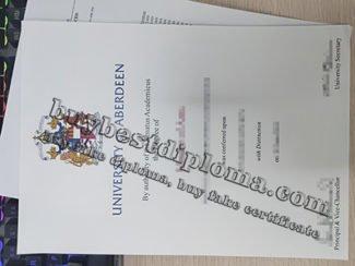 University of Aberdeen degree, University of Aberdeen transcript,