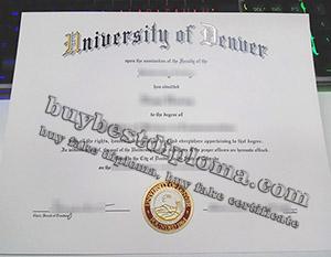 University of Denver degree, fake University of Denver certificate, buy University of Denver diploma,