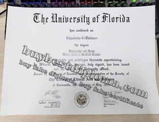 University of Florida diploma, University of Florida degree