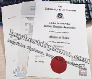 University of Melbourne diploma, University of Melbourne transcript,