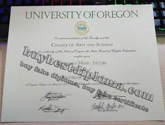 University of Oregon diploma, fake University of Oregon degree