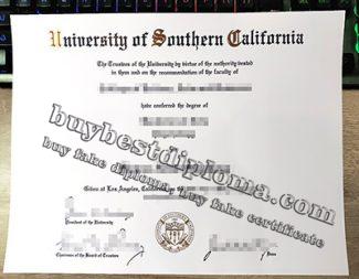 University of Southern California diploma, fake USC diploma, University of Southern California degree,