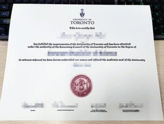 University of Toronto diploma, University of Toronto degree,