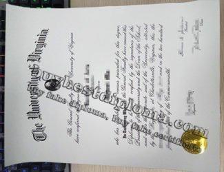 University of Virginia diploma, fake UVA diploma, University of Virginia degree