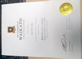 University of Waikato degree, University of Waikato diploma, New Zealand degree certificate,