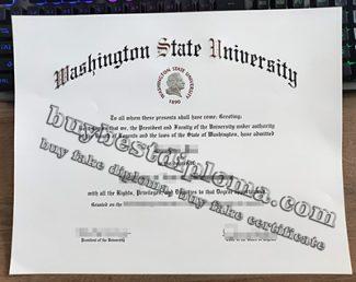 Washington State University diploma, Washington State University degree, fake WSU diploma,