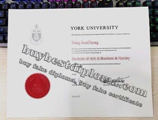 York University diploma, York University degree