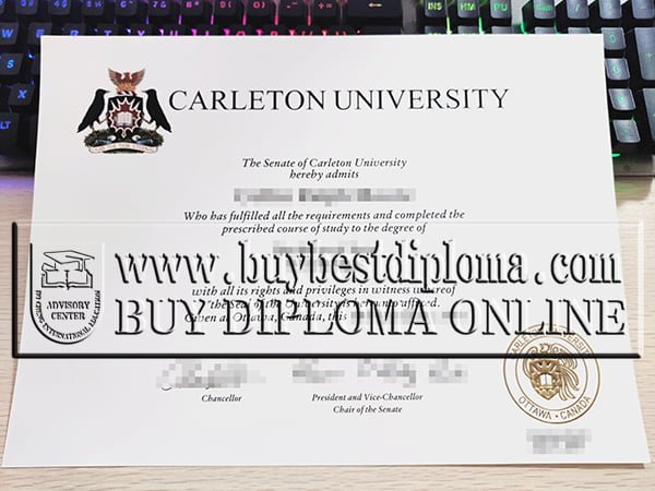 Carleton University diploma, Carleton University degree,