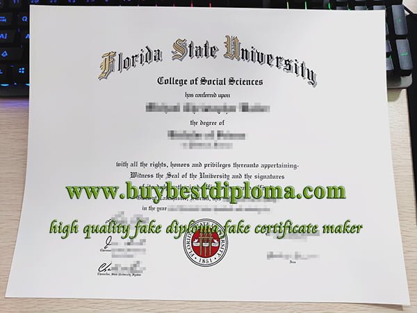 Florida State University diploma, Florida State University degree