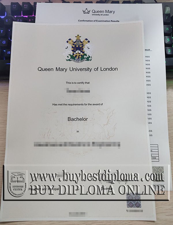 Queen Mary University Of London degree, QMUL degree, QMUL transcript,